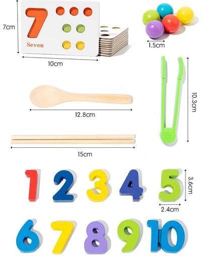 Jeu Montessori d’arithmétique – Développez la logique et la coordination des tout-petits