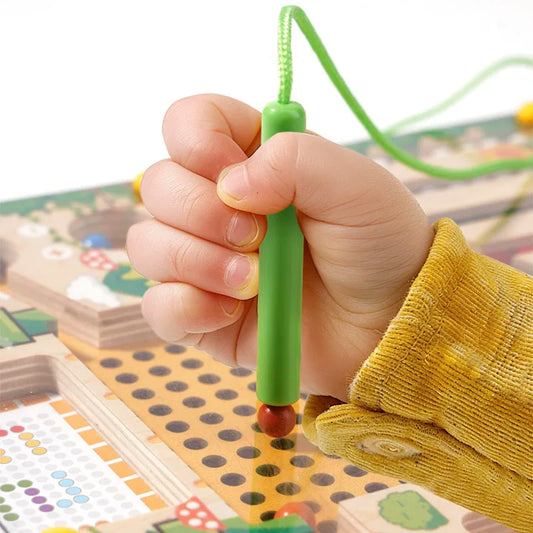 Jeu magnétique à stylet pour enfants – tri des couleurs et développement des compétences Motrices