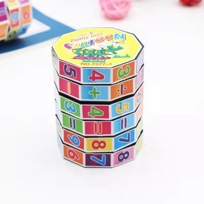 Cube magique de mathématiques pour enfants – Jeu éducatif Montessori pour l'apprentissage des nombres